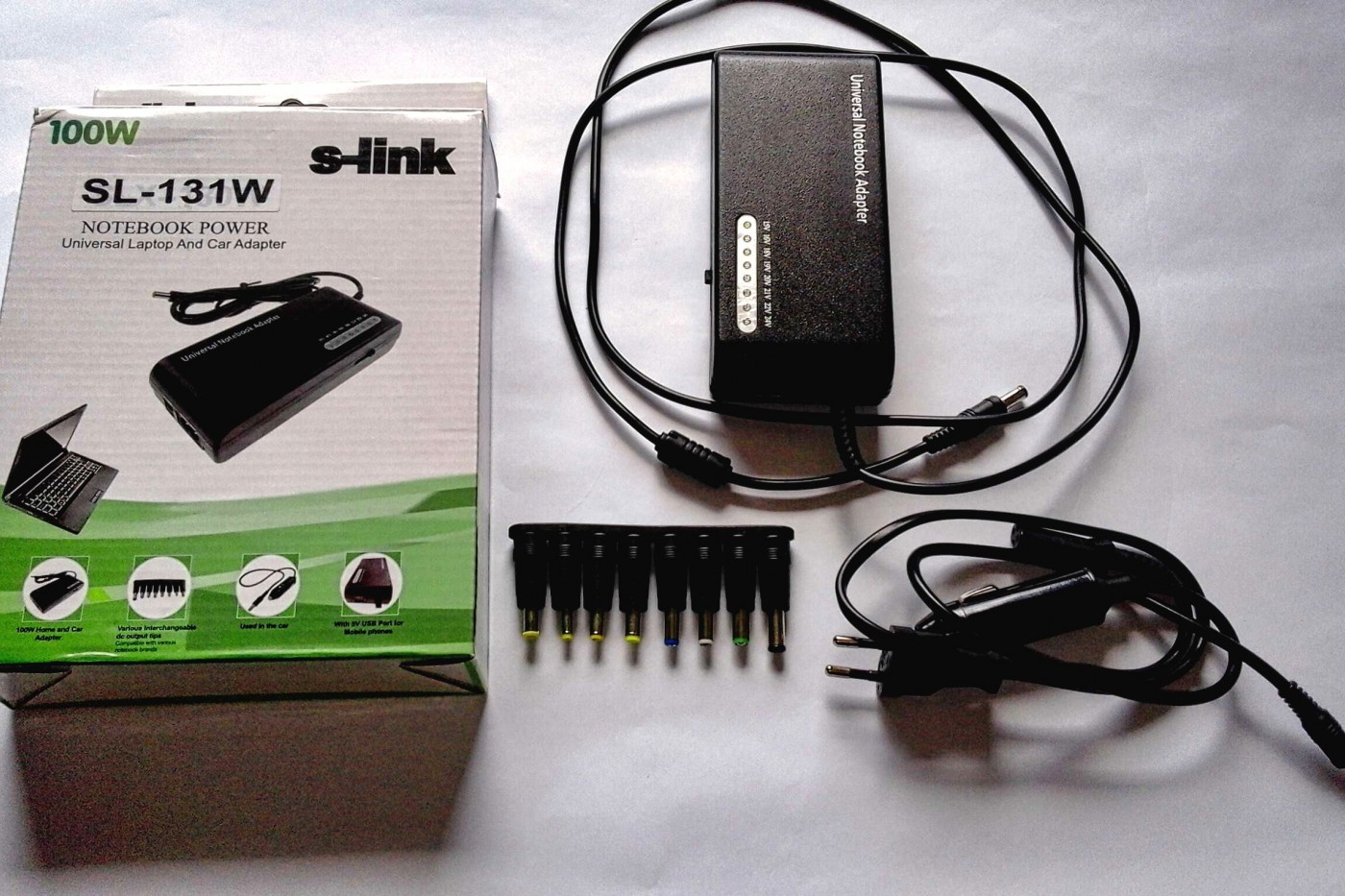 S-Link Sl-131W 100W Notebook Universal Adaptör