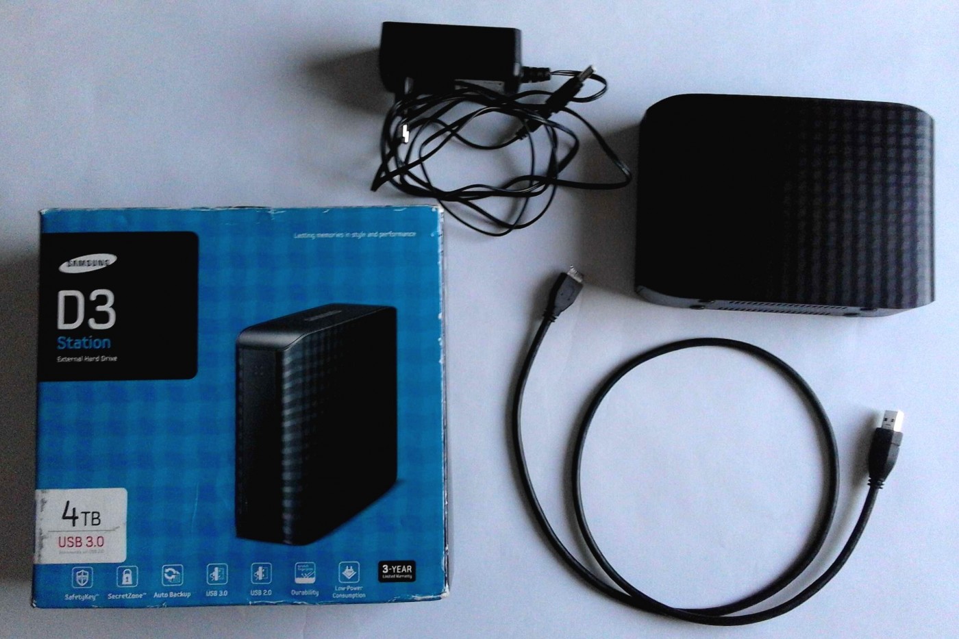 SAMSUNG D3 Station 4TB USB 3.0 3.5" Desktop External Hard Drive / 4 TB Harici Disk