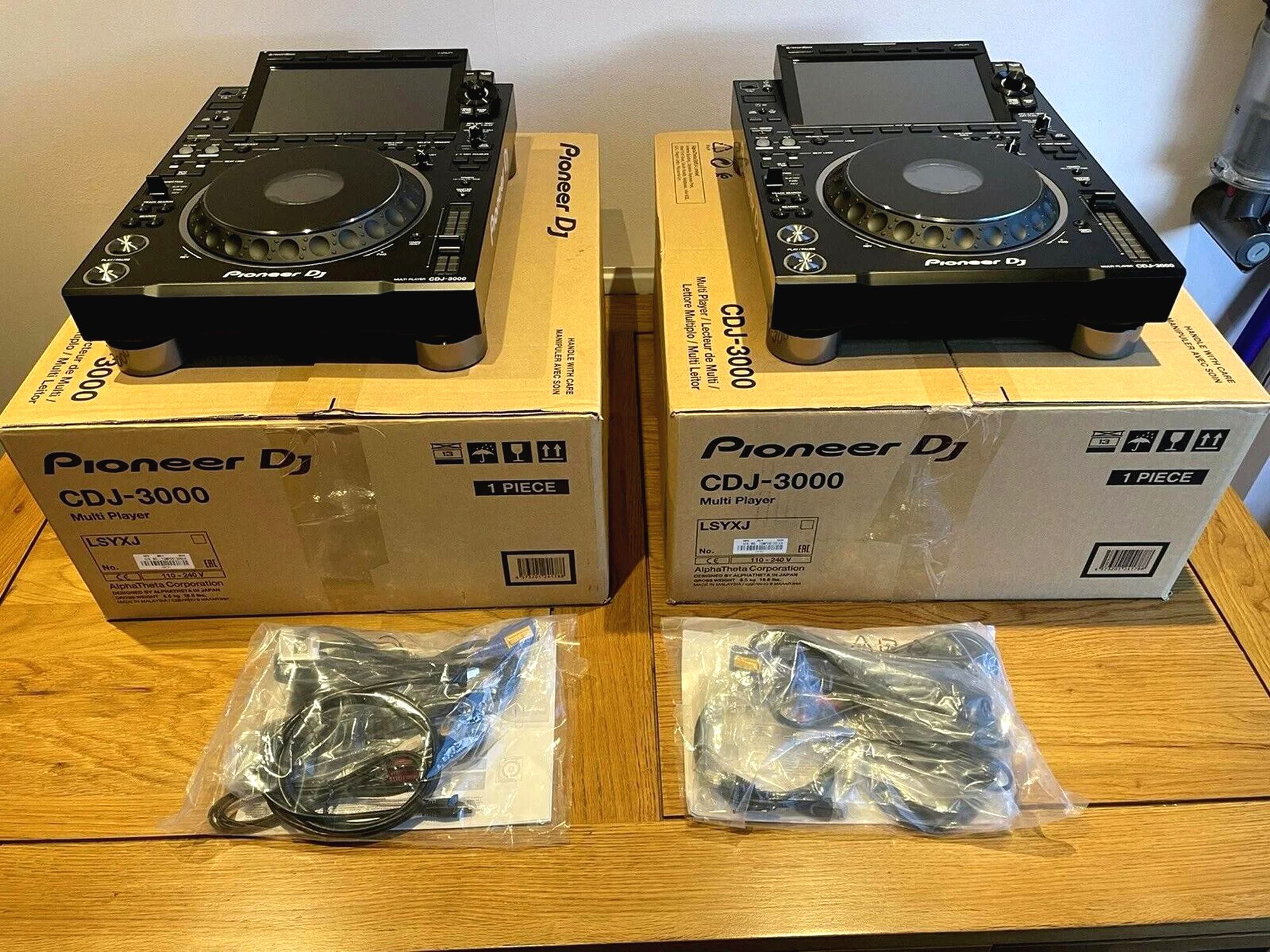 AlphaTheta CDJ-3000X, Pioneer CDJ-3000, Pioneer DJM-A9, CDJ-2000NXS2, DJM-900NXS2, Pioneer DJM-V10