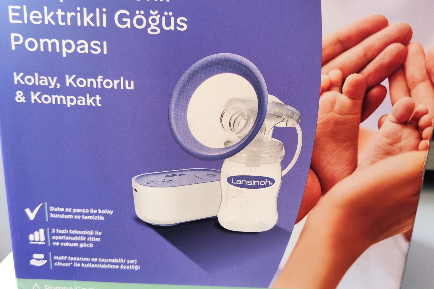 LANSİNOH MARKA TEKLİ GÖĞÜS POMPASI