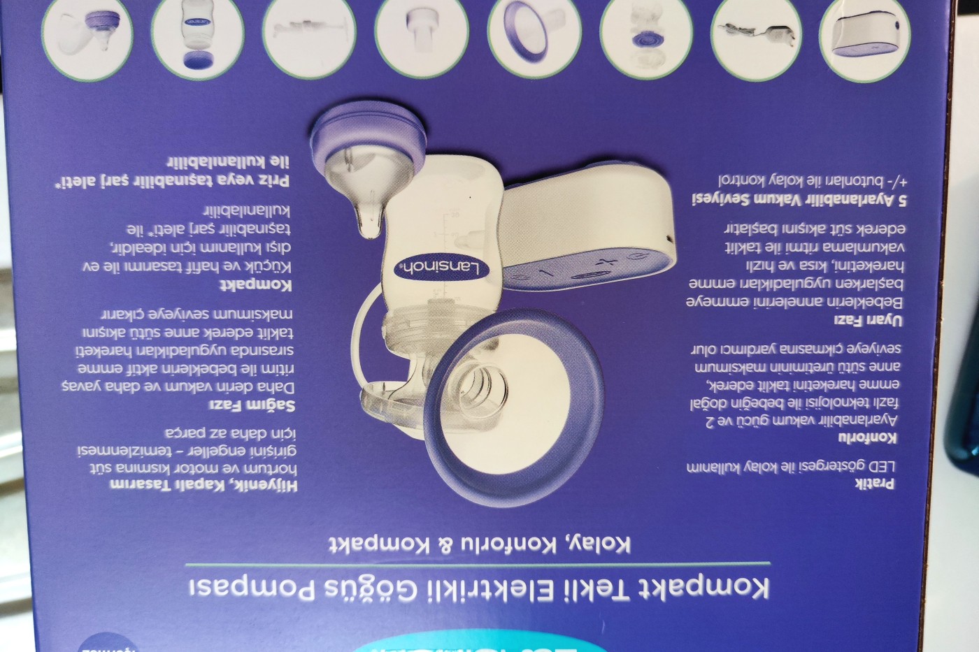 LANSİNOH MARKA TEKLİ GÖĞÜS POMPASI