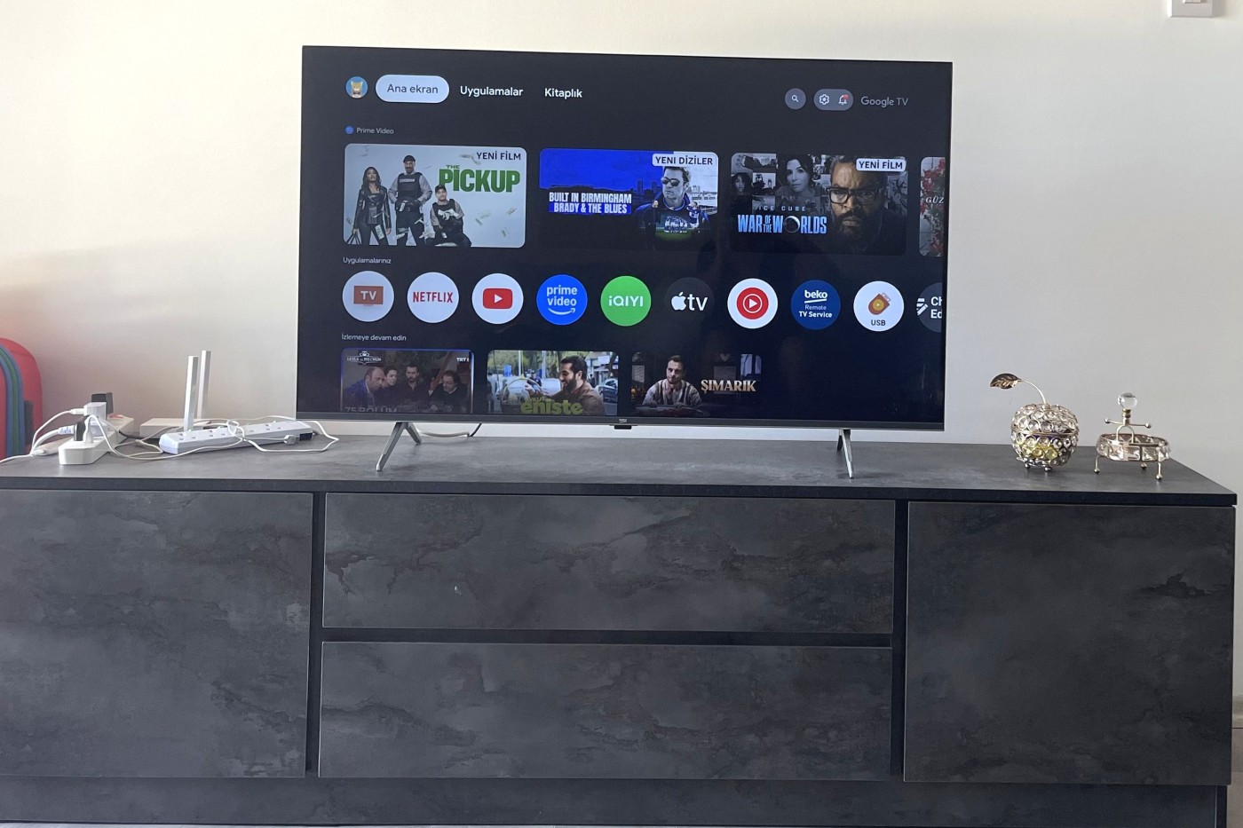 Çok az kullanılmış Led/ LCD TV 50 inch 126 cm