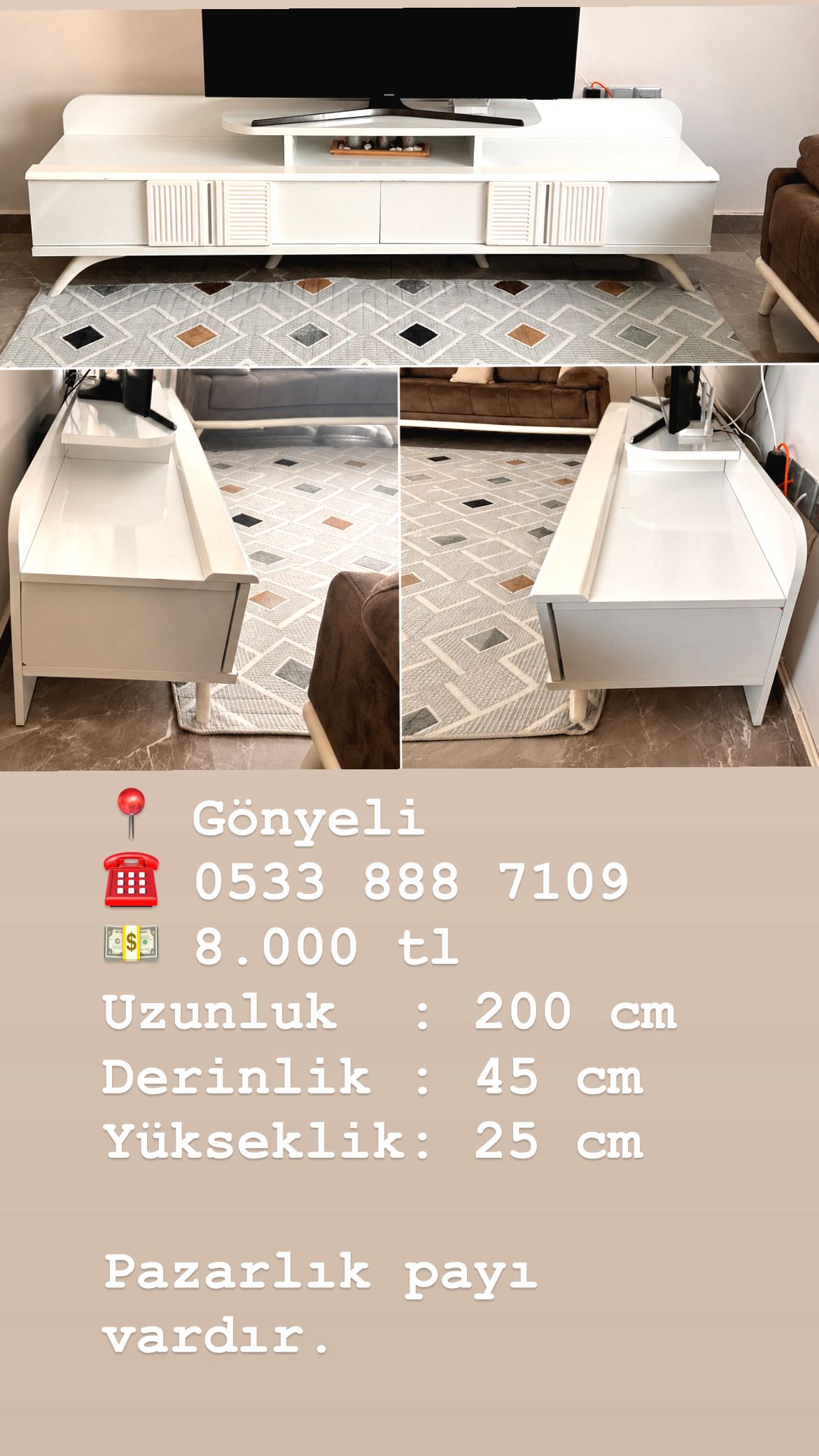 SATILIK TV ÜNİTESİ