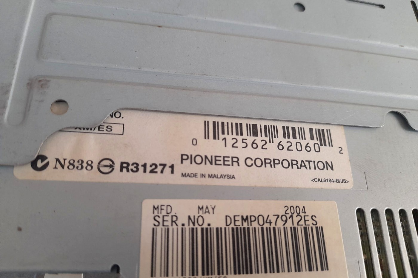Pionner Teyp